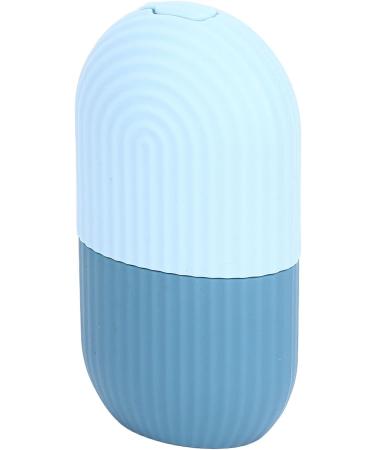 Ice Face Roller - Reusable Silicone Ice Cube Massager for Facial Beauty & Skin Care | New Light Blue - Buy Online on GoSupps.com