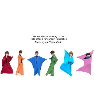BANTASE Sensory Body Sock For Kids Full-Body Wrap Stretchy Body Sox To Relieve Stress For Children With Autism Anxiety (Color : Orange Size : L) L Orange - Buy Online on GoSupps.com