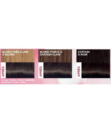 L Or al Paris L'Or al Paris - Excellence Cr me - Triple Care Permanent Coloring 100% Coverage White Hair - Shade 3 Dark Brown