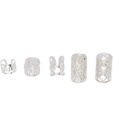 Vikings Hair Jewelry Norse Runes Braids Tube Beads Dreadlocks Various Shapes & Sizes Easy to Use Lightweight and (Silver) - Buy Online on GoSupps.com