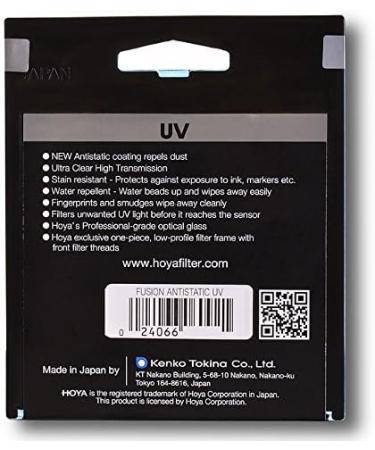 Hoya 82mm Fusion Antistatic UV Filter - Premium Protection for Lenses - Buy Online on GoSupps.com