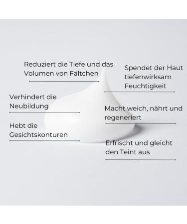 Calinachi Cosmetics CALINACHI Facial mask filling mask for face neck and d collet reduces wrinkles and hydrated lifting therapy for all skin types with peptides 50 ml - Buy Online on GoSupps.com