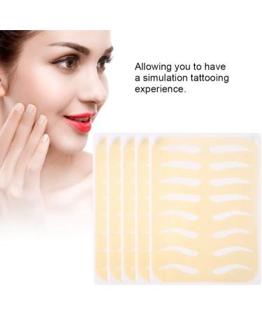 5Pcs Eyebrow Practice Skin Permanent Makeup Training Microblading Practice Skin - Fake Skin For Experienced Artists And Beginners(Gold) - Buy Online on GoSupps.com