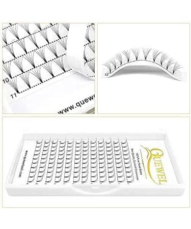 Premade Fan Volume Lash Extensions 5D 0.07C 10mm Russian Pre Made Fan Lashes | 3D 4D 5D 6D 0.07/0.10 C/D Curl 8-15mm | Long Lasting | Easy Application(5D 0.07C 10mm)  - Buy Online on GoSupps.com