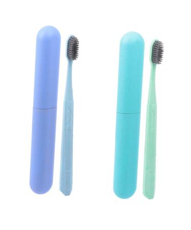 Gogogmy 2 Party toothbrushes Set Ultra toothbrush long handle toothbrush gum care toothbrush toothbrush tool 1 piece (1 -pack)
