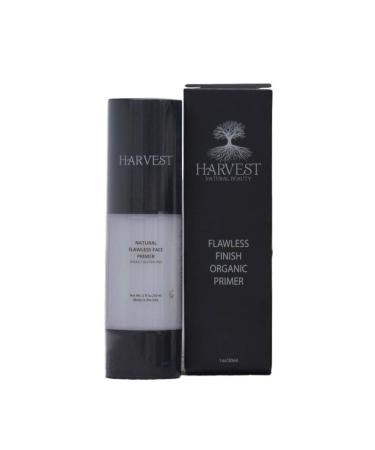 Harvest Natural Beauty - Flawless Finish Organic Primer - 100% Natural and Certified Organic Face Primer - Non-Toxic  Vegan and Gluten-Free