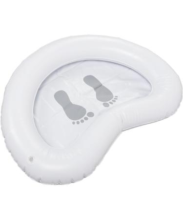 Inflatable Pool Foot Bath Basin with Pump Foldable Foot Soak for Swimming Pool Entry Ideal Ladder Footbath Accessory - Buy Online on GoSupps.com