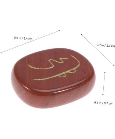 Holibanna Blue Model Foam 3pcs Palm Stone Mini Knit Hats Crystal Stone Pocket Worry Stone Chakra Gemestone Decoration Natural - Buy Online on GoSupps.com