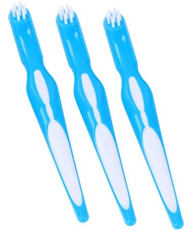 Buy Minkissy 6 STK Prosthesis Brush & Cleaning Tablets - Double Cleaning Tool for Dentures - Mini Toothbrush for Oral Care - International Shipping Available - Buy Online on GoSupps.com