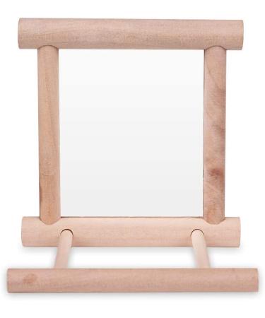 2Pcs Bird Mirror & Swing Toy for Budgies, Parrots, Love Birds - Fun Playtime in Cage - Buy Online on GoSupps.com