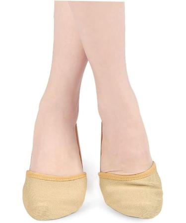 Yoga Toe Protector Shoes - 2 Pairs Sweat-Absorbent Forefoot Pads for High Heels | Breathable Cushion Socks - Buy Online on GoSupps.com