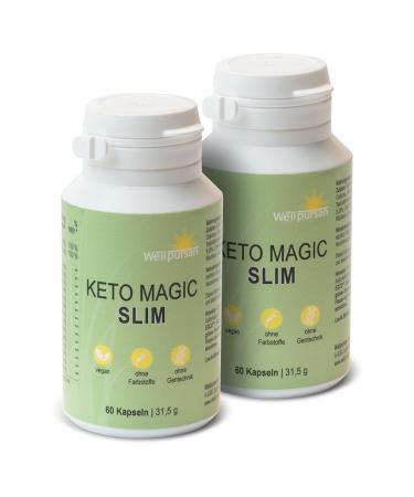 Wellpursan Keto Magic Slim-120 Vegetable diet capsules metabolism complex for ketogenic diet with appetithics green tea extract green coffee seed extract capsichin & riboflavin