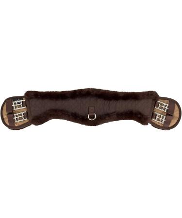 Equinate Moon Belt - Anatomical Synthetic Lambskin Dressage Belt (50-80cm) - Brown & Black Options - Buy Online on GoSupps.com