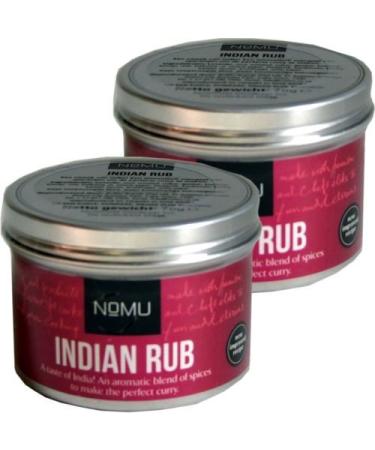 NOMU Nomu Barbecue Rub Indian Spices 2 x 70 g (Indian Mix)