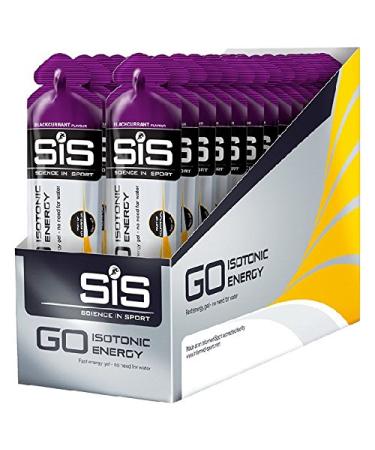SIS GO Isotonic Gel Energy Bicycle Sports 60ml 30 pieces Carob berries black
