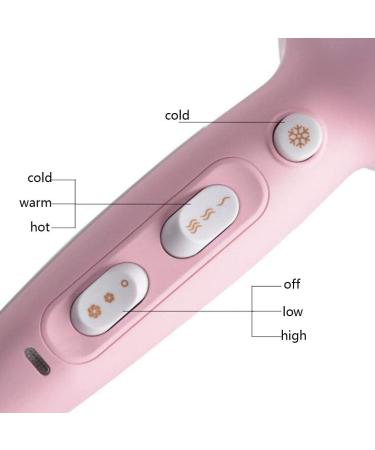 2200W Hair Dryer with Nozzle Powerful Hairdryer Fast Drying Blow Hair-Dryer DC Motor 2 Speed and 3 Heat Cold Shot Button Long Cable Light Quiet for Hairstylist Dresser Home and Salon Women Men Small - Buy Online on GoSupps.com