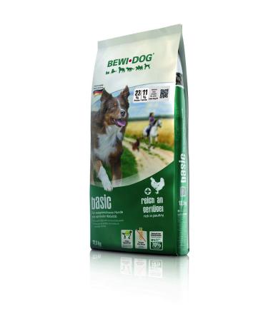 BEWI DOG Basic - Dry Dog Food - 12.5 kg - Wheat and Soy Free - 80% Animal Protein - for Large Medium and Small Breeds