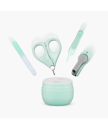 Mostop Baby Nail Clippers Kit - 4 in 1 Manicure Set for Newborns - Green - Buy Online on GoSupps.com