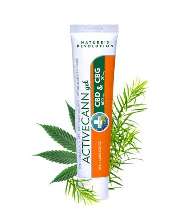 Annabis ACTIVECANN GEL - Massage gel for muscles - hemp seed oil horse chestnut colloidal silver thyme - 75ml - Buy Online on GoSupps.com