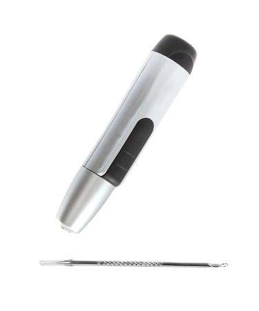 LAMELLIS Travel Electric Wet/Dry Nose Ear Face Hair Removal & Blackhead Remover Cleaner Tool Acne Blemish Needle Pimple
