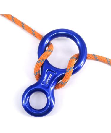 Newdoar Figure 8 Belay Device - 35 KN Climbing & Rappel Equipment for Safety | Premium Gear - Buy Online on GoSupps.com