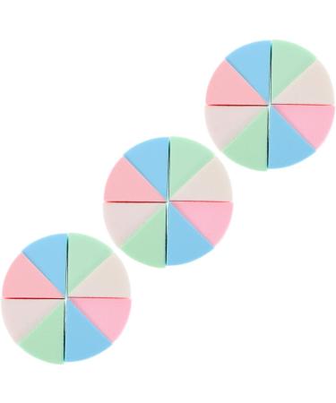 FOMIYES 6 Sets Triangular Sponge Puff Makeup Blending Sponge Powder Sponge Wedge Makeup Sponge Shape Makeup Sponge Makeup Triangle Puff Body Powder Puff Hairpin Emulsion Sector Girl - Buy Online on GoSupps.com