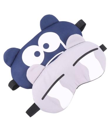 Beaupretty 4 Pcs Eye mask Fashionable Blindfold Eye Cover Travel Cover Eye Shield Eyepatch Silk Eye Shade blindfolds Cute Men and Women Eye Patch