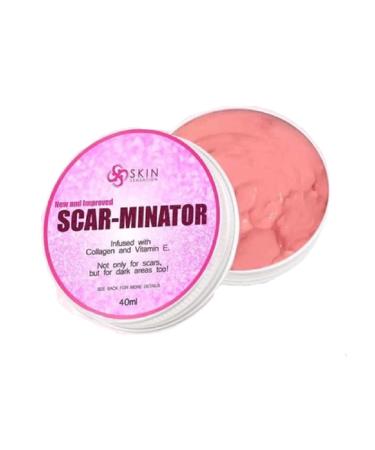 SCAR-MINATOR with Shea Butter Extract  Collagen & Vitamin E  40ml. Heals Scars  Stretch Marks