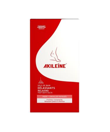 AKILEINE Sels de Bain Revitalisants pour Pieds et Chevilles Fra cheur Instantan e Apaisante (Bo te) - lot de 3 - Vendu par Lot