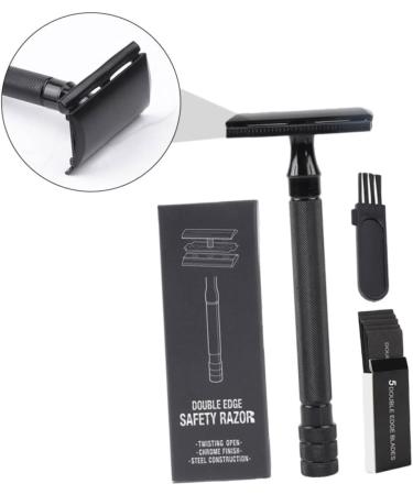Buy Minkissy Men's Manual Razor Set - Twin Blade Stainless Steel Hair Clipper & Nose Hair Cutter | International Shipping - Buy Online on GoSupps.com