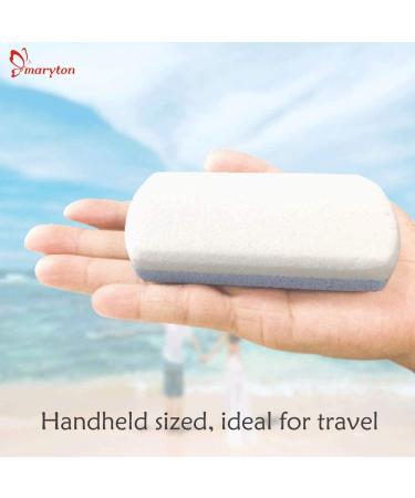 Maryton Double Sided Pumice Stone for Feet - Siliglass Callus Remover | Exfoliates & Smooths Skin | Pedicure Tool for Hard Skin - Buy Online on GoSupps.com