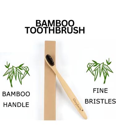 Eco-Friendly Oral Care Kit: Natural Toothpaste Tabs Bamboo Toothbrush & Tongue Scraper - Sustainable Planet Care - Buy Online on GoSupps.com