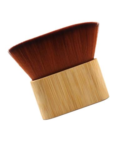 Beavorty hair brush neck duster brush haircut cleaning brush barber shaving brush stylist hair duster barber hair removal brush shave for men salon man fiber wool the face earmuffs