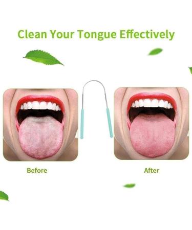 R0k0 Stainless Steel Tongue Scraper - High Hygiene Tongue Cleaner & Toothbrush for Optimal Oral Care - Buy Online on GoSupps.com