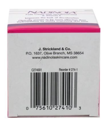 Nadinola Fade Cream for Normal Skin with Vitamin E | Brighten & Even Skin Tone | International Shipping Available - Buy Online on GoSupps.com