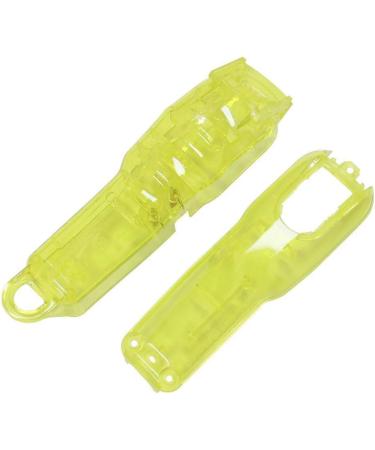 Aiwjeakh 1Set Light Yellow Hair Clipper Back Housing Cover Clear Front Lid for Hair Trimmer Tools Kit - Buy Online on GoSupps.com
