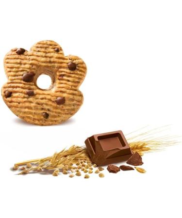  Balocco Set of 6 Balocco Saracene Biscotti con grano saraceno e gocce di cioccolato with buckwheat and chocolate chips cookies 100% Italian biscuits 700 g - Buy Online on GoSupps.com