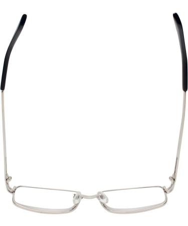 Donald Trump Designer Metal Reading Glasses DTR 08 - Stylish Silver & Black 55mm +1.50 Power - Buy Online on GoSupps.com
