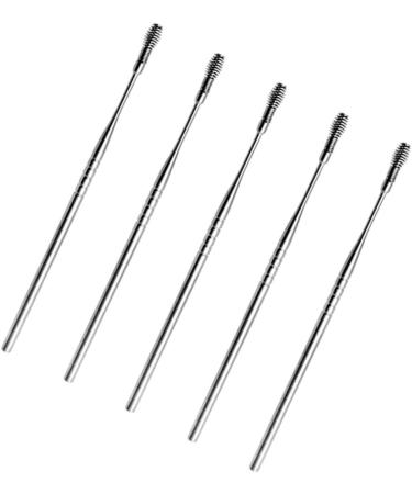 Spring Ear Spoon Set - Stainless Steel Ear Wax Scraper & Cleaner Tool for Earwax Removal by Healvian (5pcs) - Buy Online on GoSupps.com