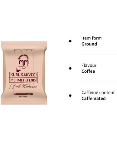 Mehmet Efendi Turkish Coffee 100g: Authentic Taste of Turkey - Buy Online on GoSupps.com