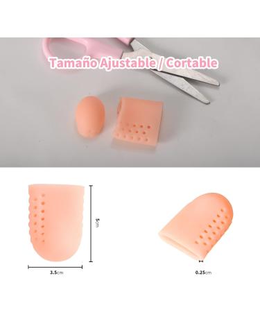 10-Pack Silicone Big Toe Caps - Breathable Gel Toe Pads for Blisters & Calluses | Unisex Toe Protection - Buy Online on GoSupps.com