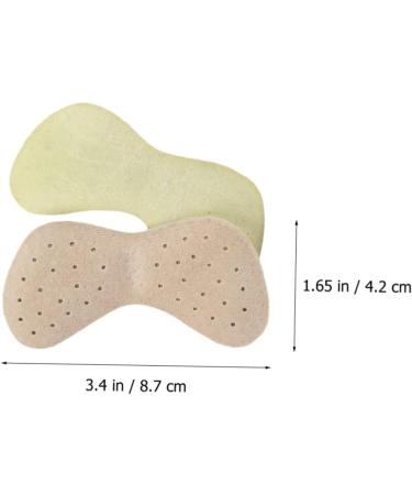 FRCOLOR Shoe Heel Cushion Pads - 12 Pcs Heel Inserts for Loose Shoes - Comfort and Support for Women - Light Yellow 8.7x4.2CM - Buy Online on GoSupps.com