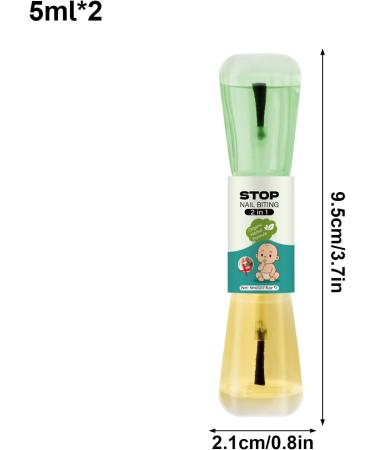 Anti-Bite Nail Polish - Nourishing Habit Control | Anti-Bite Varnish for Toddlers and Adults for Home Dorm School Kindergarten Boys Girls Women Teenagers - Buy Online on GoSupps.com