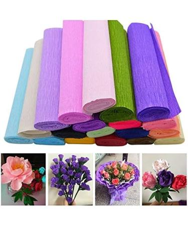 PEPPERLONELY Crepe Paper Rolls - 250 x 25 cm Royal Blue 8# | Vibrant Crafting Paper - Buy Online on GoSupps.com