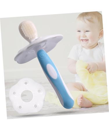 Buy Sewoart Silicone Bristle Toothbrush for Kids | Training Brush for Toddlers & Babies | Blue Children's Oral Care | International Shipping - Buy Online on GoSupps.com
