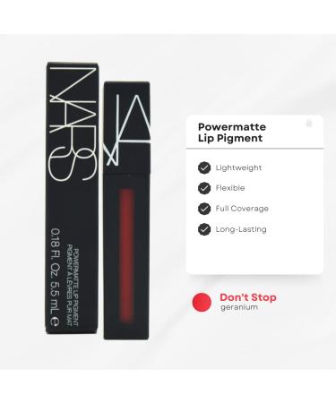 Pigment Lipstick - Don't Stop Geranium | Weightless Smudge-Resistant Long-Lasting Full Coverage | Shop Internationally - Buy Online on GoSupps.com