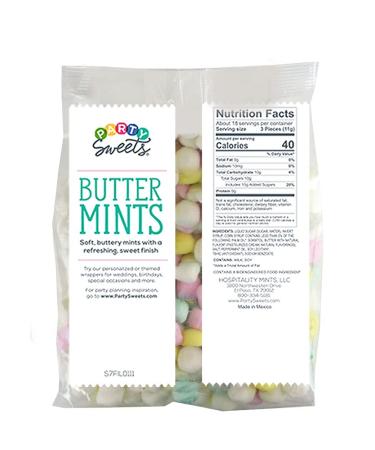 Party Sweets Assorted Pastel Buttermints - 14 Ounce Pack (Approx. 100 Pieces) - Buy Online on GoSupps.com
