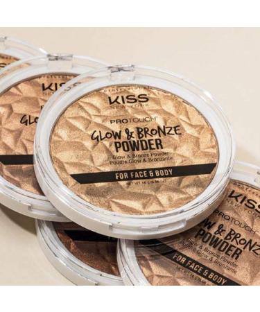 KISS Pro Touch Glow & Bronze Powder - Deep Shade for Face & Body - Buy Online on GoSupps.com