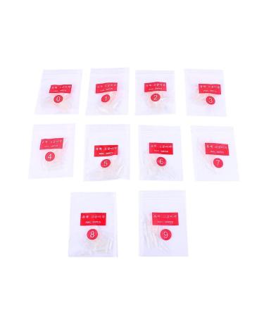 Clear Stiletto Nail Tips - 500 Pack Acrylic False Nails for Gel & Salon Manicure | Transparent Sharp Nail Art Decoration - Buy Online on GoSupps.com