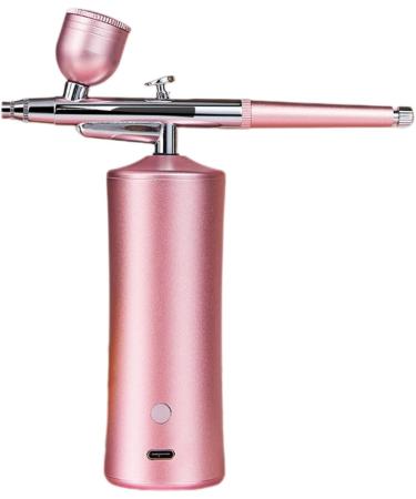 Portable Kit with Compressor Rechargeable Handheld Set for Nail Art Enthusiasts High Air Pressure ABS Aluminum Alloy Pink - Buy Online on GoSupps.com
